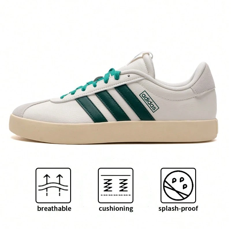 Adidas VL COURT 3 网球鞋，减震男士运动鞋，适合场上训练，型号 JI1754