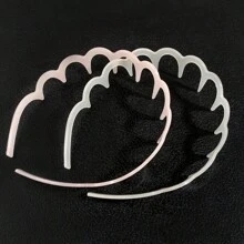 4pcs Solid Color Wave Headbands Set For Women, Daily Wear, Anti-Slip Teeth Design, Multi Colors, Minimalist & Versatile Hair Accessories,Hairband,Hair Hoop ,Zig Zag Headband ,Animal Print