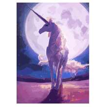 1 Pc Optional Frame Posters Wall Arts Rainbow Unicorn Painting Canvas Poster Magic Creature Wall Art Pictures For Living Room Bedroom Playroom Modern Home Decor Gift