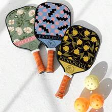 Girls' Ultra Light And High Aesthetic Carbon Fiber Pickleball Paddle, Outdoor Sports,Family Sports Racket - Rusty Rose - View 8