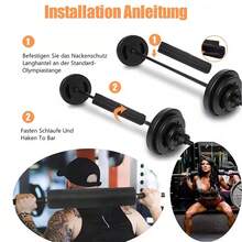 1pc Fitness Barbell Pad Squat Weight Lifting Foam Neck Shoulder Protector Gym Equipment Hip Thrust Pads For Sport Cover Protection, Sport, Gym, Home Exercise, Gym Weights, Weights, Women's Weights - Multicolor - View 8