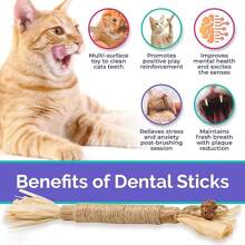 3pcs Natural Cat Teeth Grinding Stick Toy - Cat Toy, Self-Entertained, Bite-Resistant, Cat Ball, Cat Feather Teaser Wand, Cat Supplies Cats Essential, Teeth Grinding, Biting, Cleaning Toy, Self-Entertaining, Feather Stick Cat Toy