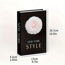 1pc/3pcs Vintage Style Decorative Fake Books, Suitable For Various Scenarios (Room Decor, Home Decor, Bedroom Decor, Living Room Decor, Office Decor, Bathroom Decor, Tabletop Decor, TV Cabinet, Lobby, Bookshelf, All Kinds Of Holiday Gifts)