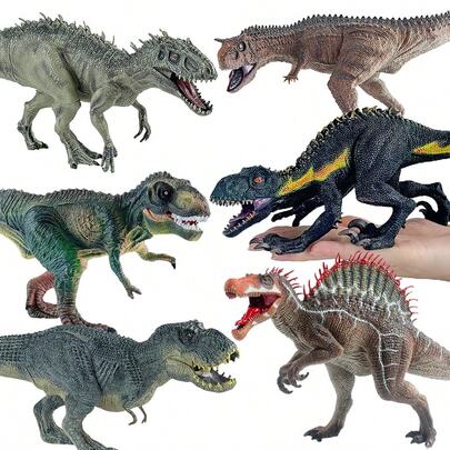 Giant Dinosaur Toy Set, Realistic Jumbo Dinosaur Toys For Boys, Suitable For 3-5 Years Old Children - Children's Birthday Dinosaur Gift - Lifelike Dinosaur Toy Model, Edutainment - Giant Dinosaur Model With Hand-Painted Details