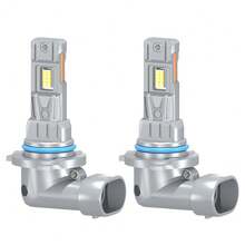 2pcs Roadsun LED Car Headlight Bulbs H4 9005/HB3 9006/HB4 H1 H7 H11 9012, 80,000 Lumens 300W, Super Bright High Beam And Low Beam, 6500K, 1:1 Size, No Adapter Needed, Plug And Play, Easy Installation, Fog Lamp Bulb