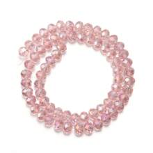 1 pieza Abalorios de cristal de ábaco facetado redondo en color AB, multicolor, de varios tamaños 3/4/6/8/10mm, suministros versátiles para manualidades de joyería, aptos para pulsera, collar, joyería, colgante, llavero