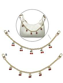 Cherry Design Metal Chain Pendant Fashion Minimalist Versatile Elegant Chain Accessory Goth - Multicolor - View 1