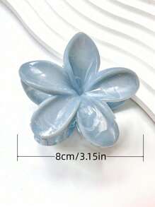 3pcs/1pc Marble Printed Daisy Hair Claw Clips, 8cm Sweet Floral Hair Claws For Ponytail, Bun Hairstyles, Fashion Hair Accessories For Women Summer Hair Jaw Clip Hair Clamps Hair Clutch Hair Catcher Clip