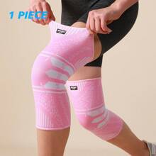 JINGBA SUPPORT 1 pièce de Support de genou élastique antidérapant unisexe pour le basketball, le cyclisme, la course à pied pour hommes et femmes. Accessoires de gym, genouillères de sport, genouillères de gym.