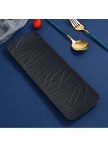 Japanese Style Sushi Plate, Rectangular Dessert Tray, Afternoon Tea Cake Plate, Sweets And Fruits Serving Dish, Home Use - Multicolor - View 6