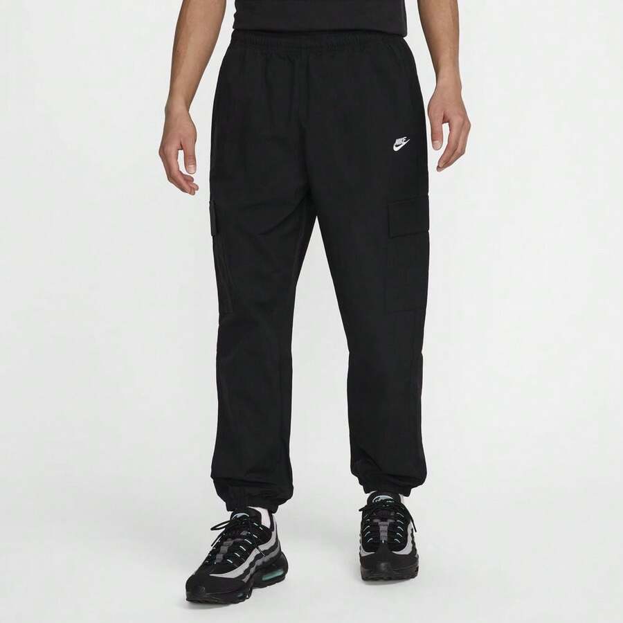 Nike 2025 男士 AS M NK CLUB WVN CARGO PANT 梭织长裤 HJ1991-010 - 黑色 - 查看 1