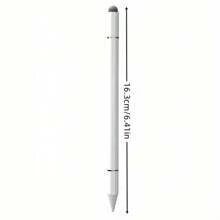 1 penna stilo touch screen 3 in 1, compatibile con smartphone/tablet /Apple/Android, penna capacitiva per scrivere, disegnare, giocare, adatta per la maggior parte di telefoni e tablet