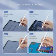 1 penna stilo touch screen 3 in 1, compatibile con smartphone/tablet /Apple/Android, penna capacitiva per scrivere, disegnare, giocare, adatta per la maggior parte di telefoni e tablet