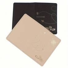 2PCS Compass Mr Mrs PU Leather Lovers Passport Cover Passport Case Passport Holder Passport Wallet Card Holder Crown Graphic Lightweight Fashion Travel Accessories For Flight For Women Or Men Gift For Couples Travel Essential Holiday Vacation Passport Holder For Women - Multicolor - View 10