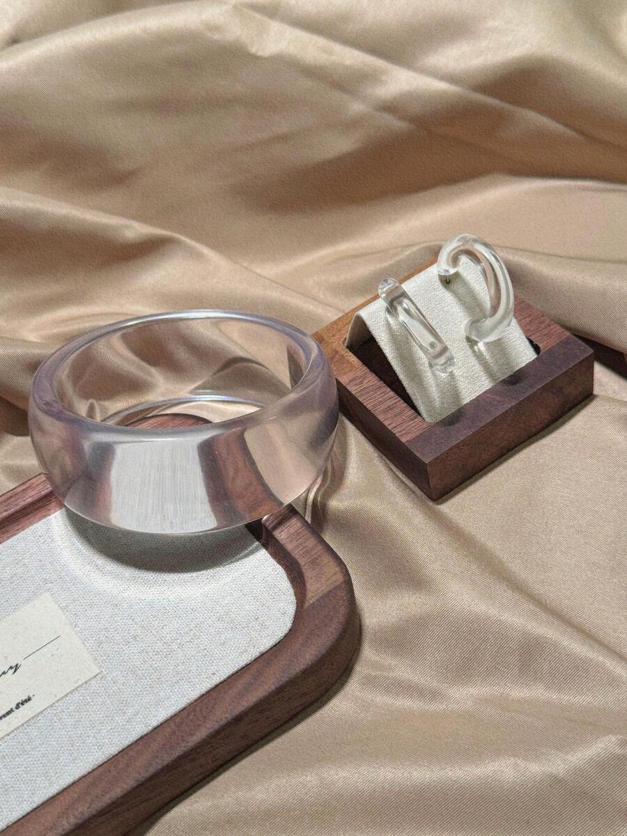 Transparent Acrylic Bracelet And Earring Kit Fashion Casual Style - kit-4 - 查看 1