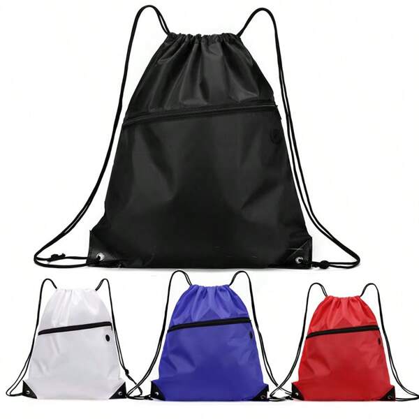 1pc Lightweight Drawstring Toiletry Bag, Roomy Capacity For Swimming Or Sports/Gym Use