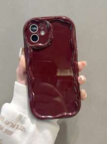 Minimalist High-End Phone Case Compatible With IPhone 16 Pro Max/16/16 Pro/16 Plus/15/15 Pro Max/15 Pro/15 Plus/11/12/13/14 Pro Max/XS/XR/11 Pro/11 Pro Max/12 Pro/12 Pro Max/13 Pro/13 Pro Max/7 Plus/14 Pro/14 Pro Max/14 Plus, Creative Design For Women Waterproof Shockproof Anti-Fall Scratch Resistant