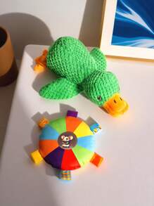 1 Plush Toy Of Duck Pet Made Of Corn Wool Material, A Pet Toy That Can Make Noise When Gnawing And Playing, And An Interactive Toy For Pets To Kill Energy. It Is Only For Pet Use