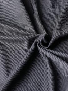 Hollow Out Color Blocking Backless Halter Dress, Sexy