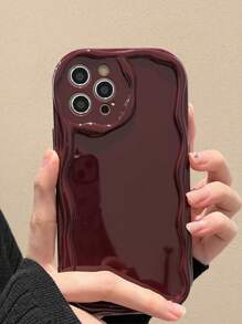 Minimalist High-End Phone Case Compatible With IPhone 16 Pro Max/16/16 Pro/16 Plus/15/15 Pro Max/15 Pro/15 Plus/11/12/13/14 Pro Max/XS/XR/11 Pro/11 Pro Max/12 Pro/12 Pro Max/13 Pro/13 Pro Max/7 Plus/14 Pro/14 Pro Max/14 Plus, Creative Design For Women Waterproof Shockproof Anti-Fall Scratch Resistant