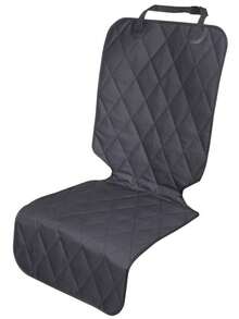 Pet Dog Car Seat Cover Front Passenger Anti-Dirty Pad Automotive Pet Seat Cushion With Belt Dog Car Seat Car Seat Covers Dog Car Seat Cover Pet Car Seat - Black - View 5