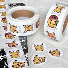 pokemon Set cadou de 500 de stickere Pokemon - stickere impermeabile unice, perfecte pentru cadouri pentru fani și pungi decorative, sticle de apă, valize. Autocolante decorative periferice rafinate, de înaltă estetică, potrivite pentru filme anime Pocket Monsters, smartphone-uri.