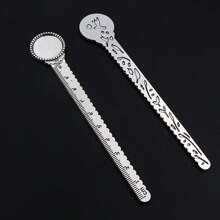 2 pièces Réglette de 20 mm de taille intérieure, marque-page, cabochon, base vierge, réglage de plateau. Accessoires pour la fabrication de bijoux DIY