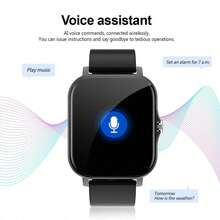 SIMSONLAB 2025新款智能手表，兼容安卓/iOS系统，1.83英寸男女通用智能手表，简约设计，支持通话功能（接听/拨打电话）、计步器、卡路里追踪、多种运动模式健身追踪器、音乐播放器、通知提醒，时尚可穿戴设备 - 彩色 - 查看 6