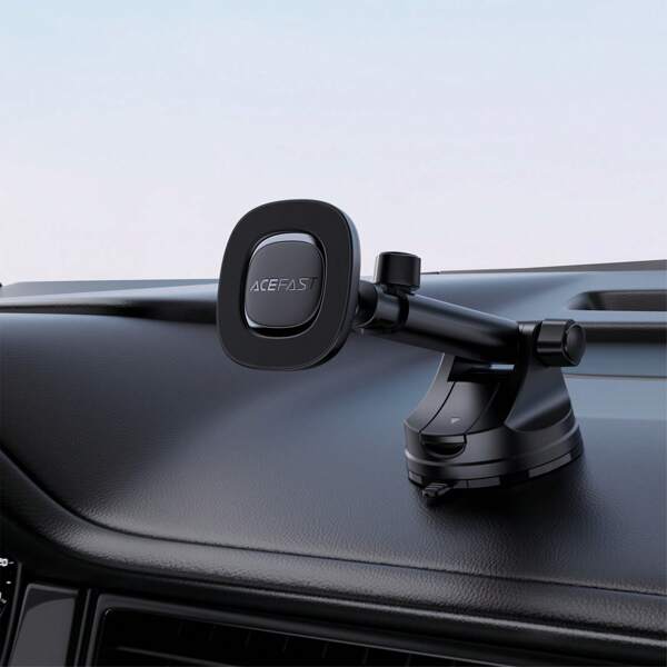 ACEFAST ACEFAST Center Console Phone Mount Non-Slip Silicone Grip Heavy-Duty Suction Cup Adjustable Telescopic Rod Fits 4.7-6.9 Inch Phone