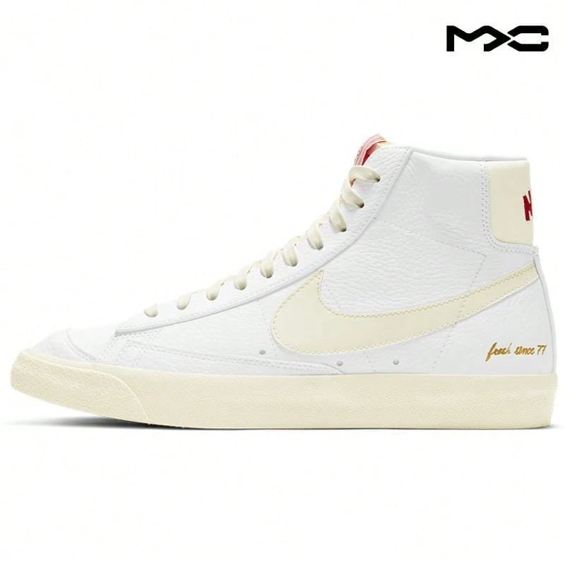 Blazer Mid '77 Vintage 'Popcorn' White Coconut-Milk Sneakers Men CW6421-100 - Multicolor - View 1