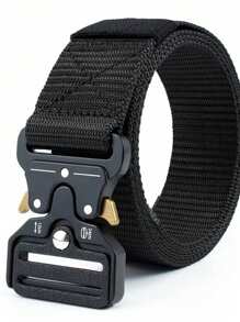 3 New Quick - Release Nylon Tactical Belts, Suitable For Sweatpants, Outdoor Training, Daily Use And As Men's Casual Belts