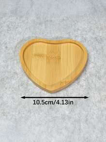 1 Stück DIY Mosaik Bambus Untersetzer, leere Basis Tablett, Getränkeuntersetzer, Pflanzenuntersetzer, Kunst Tablett (ohne Mosaikfliesen), kleines Pflanzentablett für Blumentopf, Bambus Blumentopf, Getränketablett, Harz Untersetzer Geschenk, Schreibtisch Blumentopfschutz