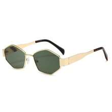 1/2 Stück Rautenmuster Metall Kleinrahmen Y2K Mode Brille, retrochic Brillen für Festivals, Partys, Strände, Zusammenkünfte, Geschäft, Verschenken, geeignet für den Sommer