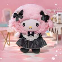 Miniso Sanrio Sisters Fashion Series Vinyl Plush Blind Box, Sisters' Fashion Series, Including Various Stylish Outfits, Vinyl Material, Comfortable To Touch, With A Lanyard, Easy To Carry ,Perfect Birthday Gift (1 PC, Random Delivery)