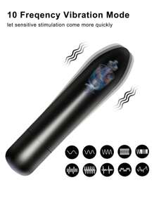Vibrador de bala, 10 modos potentes estimulador de pezón, punto G y clítoris para viajes, resistente al agua, silencioso, mini masajeador vaginal para mujeres, juguetes sexuales para mujeres y parejas