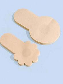 运动型防凸胸贴，夏季透气超薄无纺布胶带，肤色胶带，男女通用隐形贴，哺乳贴。请仔细查看包装上的产品规格。具体产品尺寸和颜色以尺寸图为准。介意者请勿购买。 - 卡其色 - 查看 5