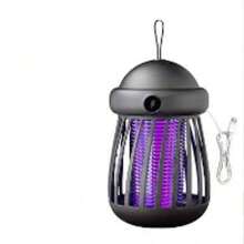 Lampe tapette à moustiques USB - Tueur de moustiques d'intérieur avec choc électrique à 360°, piège à insectes UV, abat-jour en plastique, pour les jeunes et les animaux de compagnie, mode d'alimentation USB, contrôle des insectes d'intérieur | Piège à lumière UV | Construction en ABS, Lampe anti-moustiques