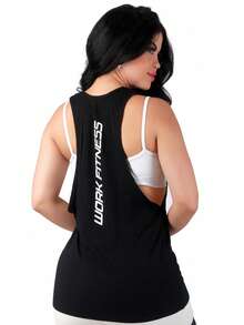 Work Fitness Kit 2 Women's Long Sleeve Tank Top Gym - Chocolate Brown - View 7