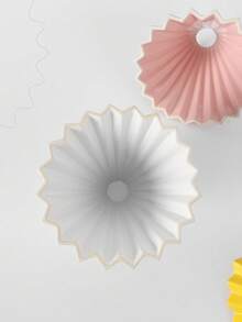 1个折纸手冲咖啡滤网，陶瓷渐变折纸滤网漏斗，家用可折叠咖啡滤杯 - 摺紙過濾 - 查看 2