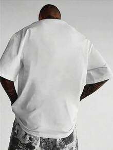 Camiseta casual de algodón para hombre, con diseño navideño divertido de Heat Miser y Snow Miser, perfecto para fiestas y vacaciones, regalo ideal para fans, 100% algodón de 220 g/m², camiseta de moda retro y divertida de verano - Blanco - Ver 3