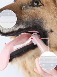 1/3/5pcs Pet Finger Toothbrush Pet Toothbrush Silicone Toothbrush Puppy Cat Finger Set Brush Finger Pet Toothbrush Small Size Suitable For Dogs And Cats