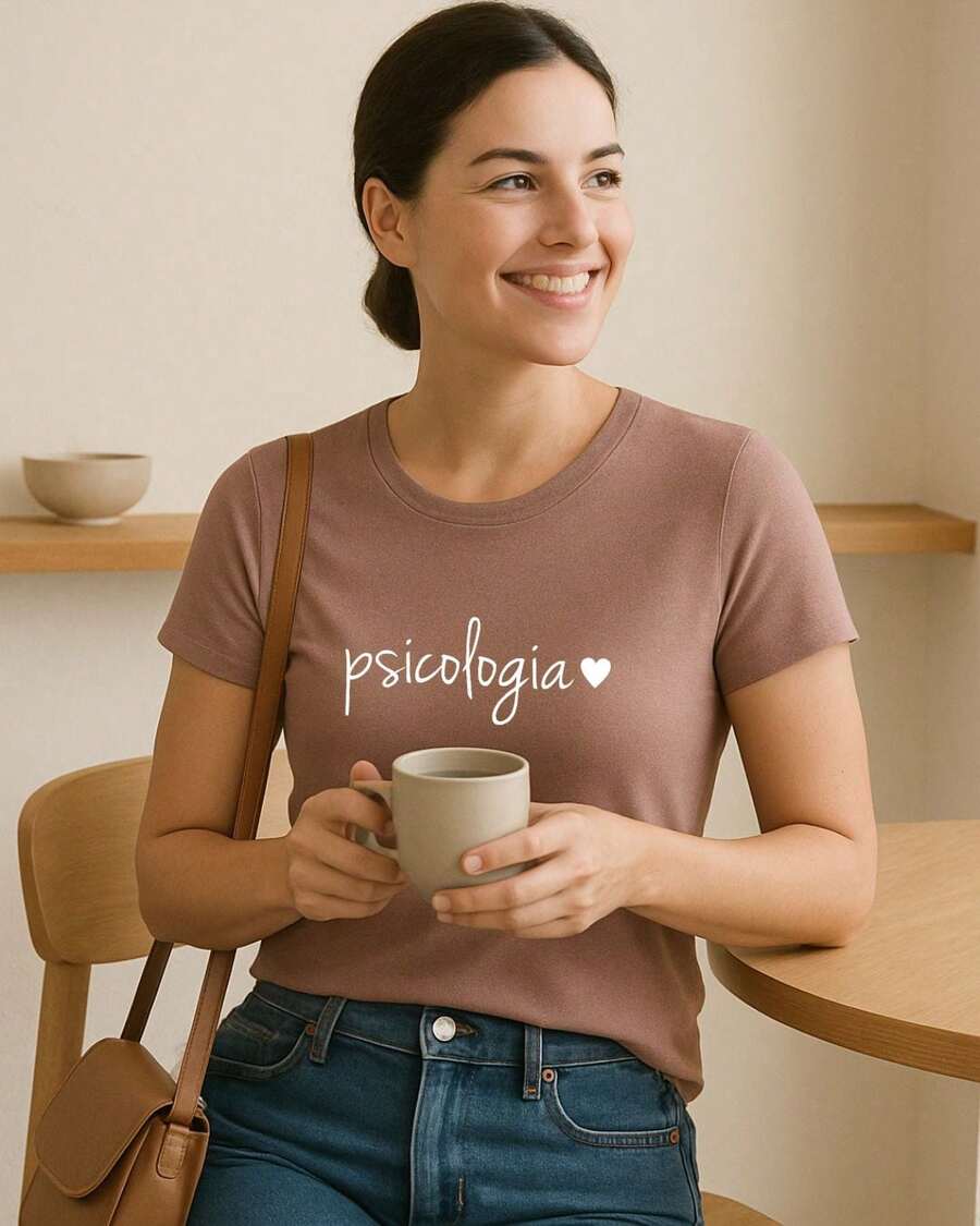 Women's Blouse Minimalist T-Shirt PSYCHOLOGY - Người khỏa thân già - Xem 1