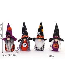 1pc Halloween Fabric Doll Decor, Home Living Room Kitchen Desktop Decoration, Ghost Festival Party Scene Decorative Prop, Centerpiece Decoration, Atmosphere Setting Item. Suitable For Home Decor / Desktop Decor / Party Decor / Mall Decor / Shop Window Decor / Farmhouse Decor.