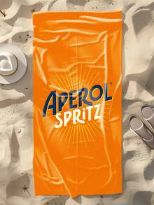 1 Khăn tắm biển siêu mềm Aperol Spritz - 70.1x139.95cm, màu cam tươi sáng với họa tiết "Aperol Spritz" nổi bật, chất liệu polyester nhanh khô, thích hợp cho du lịch, hồ bơi, bơi lội, thể thao, spa, yoga, khách sạn, phòng tập thể dục và nhiều hoạt động khác, có thể giặt máy, phụ kiện bãi biển thiết yếu. - Nhiều màu - Xem 2
