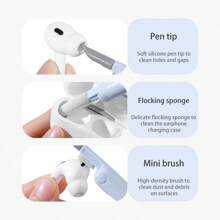 LLANO Multifunctional Cleaning Set For Laptop/Mobile Screen/Mechanical Keyboard/Headphone Compartment