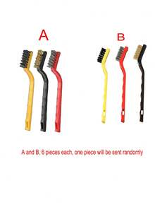 3件套厨房燃气灶清洁拆卸不锈钢丝刷厨房水龙头槽刷缝隙刷燃气灶清洁用品油污灰尘清洁含刮刀钢丝刷缝隙刷烟道刷（使用方法请看视频） - 瓦斯爐刷 - 查看 17