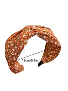 1 Stück Eleganter Vintage französischer Haarreif mit breiter Krempe für Damen, Haarschmuck für Sommerurlaub & Alltag, modischer dekorativer Haarreif, Diadem Haarband