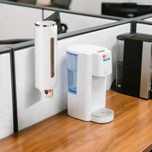 Easy-Install Wall-Mounted Cup Dispenser - Lightweight, No-Drill Paper Cup Holder For Home, Office & Medical Use Cup Dispenser, Wall Mounted Bathroom Cup Holder Fits 3-5oz Plastic And Disposable Paper Cups, Pull Type Water Cooler Cup Holder For Home, Bathroom, Office, Hospital, Gym, Paper Cup Holder, Water Dispenser Cup Holder, Non-Perforated Wall-Mounted Storage Rack Wall-Mounted Disposable Cup Dispenser For Coffee Machines Or Water Dispensers