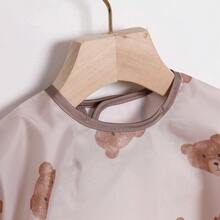 1 件防水长袖围兜，婴儿喂奶围兜男女通用喂奶围兜围裙，适合婴幼儿 - 彩色 - 查看 2