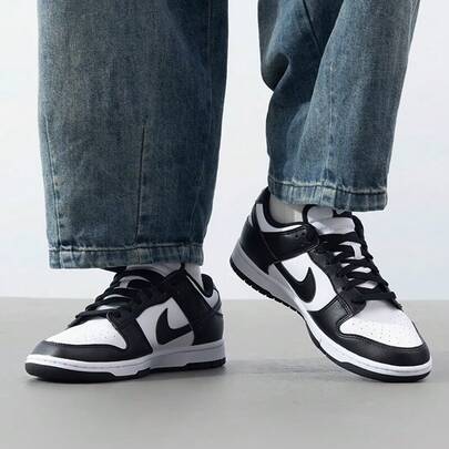 Nike男鞋2026新款DUNK LOW RETRO復古拼接撞色板鞋運動休閒鞋HF5441-100